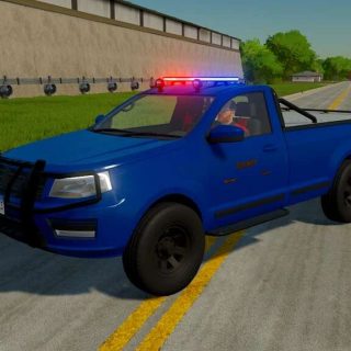 2017 Pickup Police v1.0 FS22 Mod | Farming Simulator 22 Mod