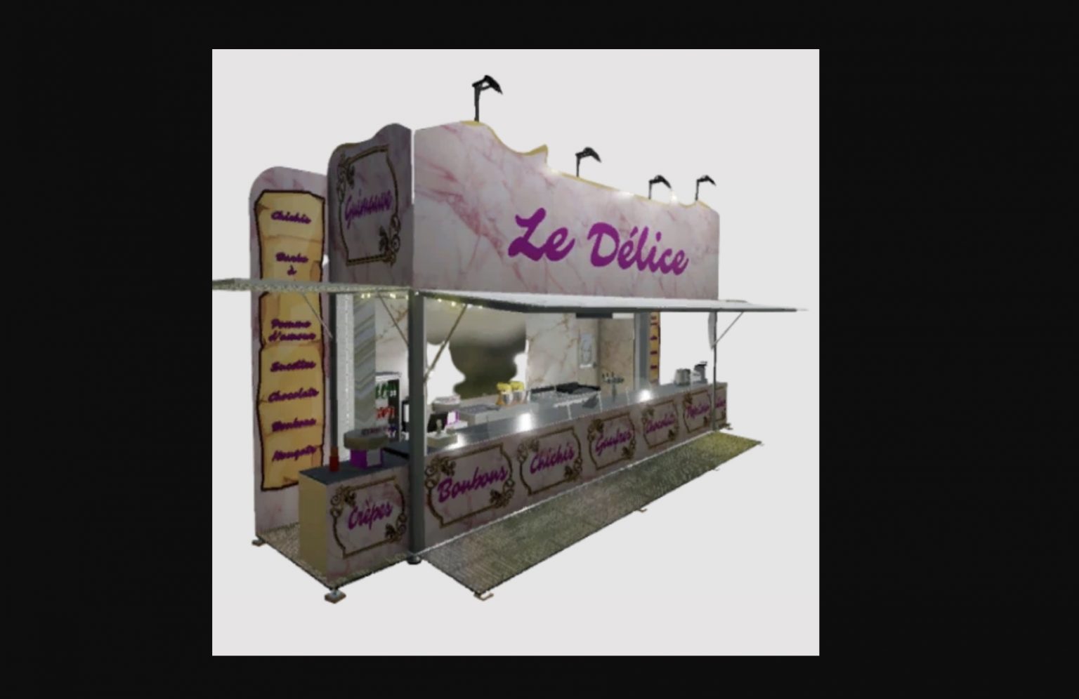 Pack delice stand v1.0 FS22 Farming Simulator 22 Mod FS22 mod