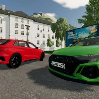 Audi RS3 2022 Sportback BETA v1.0 FS22 Mod | Farming Simulator 22 Mod