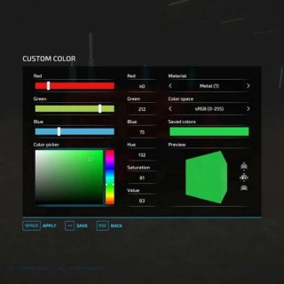 Color Configurator Color Configurator v1.3 FS22 Mod | Farming Simulator 22 Mod