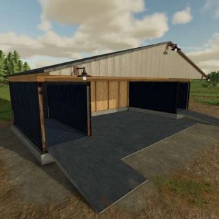 Container Shed v1.0 FS22 Mod | Farming Simulator 22 Mod