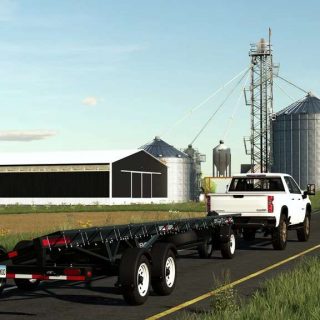 Demco Header Transport Trailers v1.0 FS22 Mod | Farming Simulator 22 Mod