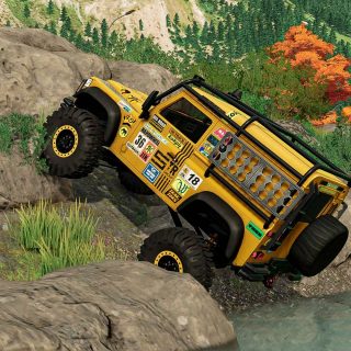 Land Rover Defender 90 V1.0 FS22 Mod | Farming Simulator 22 Mod