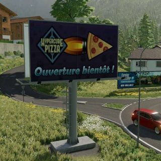 Large Billboard v1.0 FS22 Mod | Farming Simulator 22 Mod