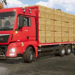 MAN TGX 26.640 Straw Bale v1.0 FS22 - Farming Simulator 22 Mod | FS22 mod