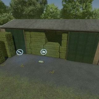 Old Farm Package Bale Storages Extension v0.4 FS22 Mod | Farming ...