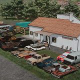 Placeable Junkyard Cars V1.0 FS22 Mod | Farming Simulator 22 Mod