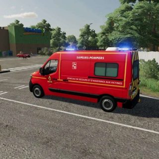 Renault Master VSAV v1.0 FS22 Mod | Farming Simulator 22 Mod