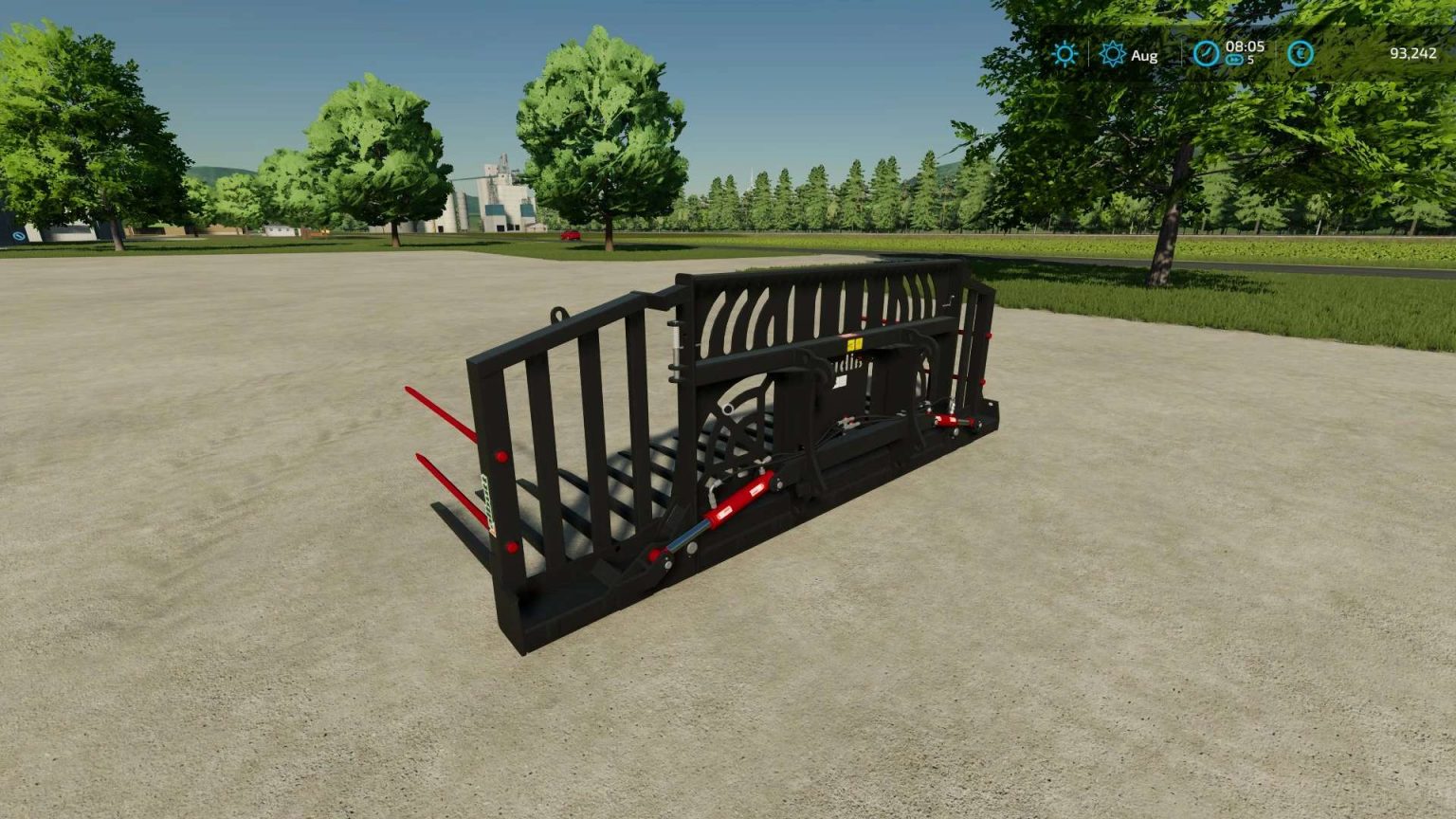 Silage Fork v1.0 FS22 Farming Simulator 22 Mod FS22 mod