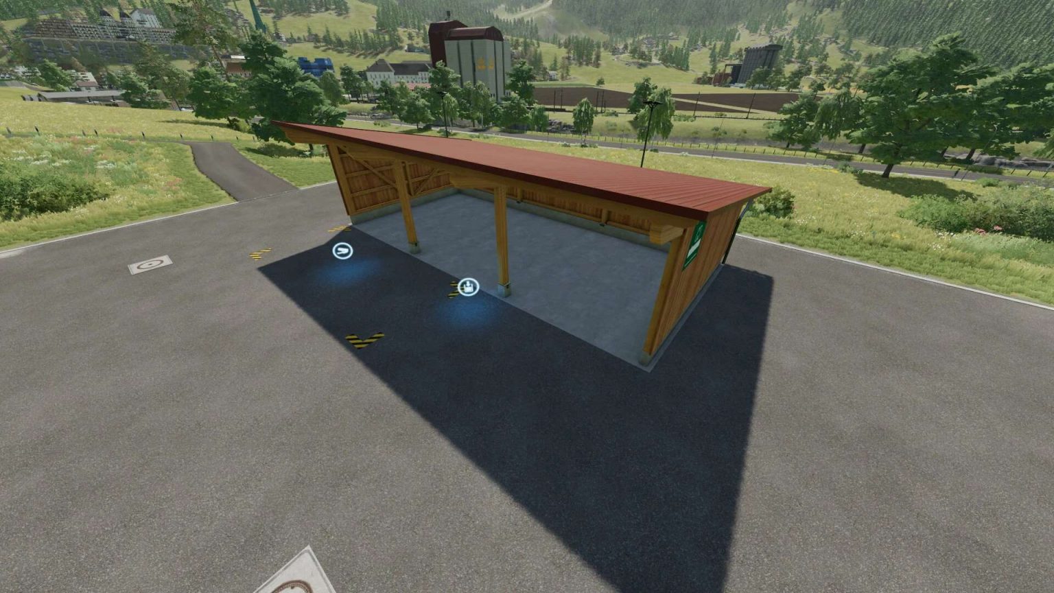 Small Bales And Pallets Warehouse v1.0 FS22 Farming Simulator 22 Mod FS22 mod