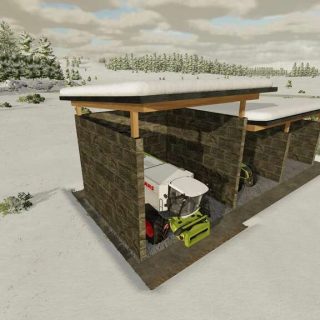 Block Shed v1.0 FS22 Mod | Farming Simulator 22 Mod