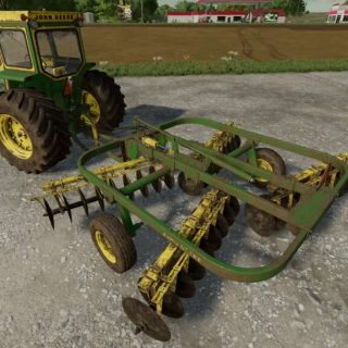 John Deere 110 12ft Disc v1.0 FS22 Mod | Farming Simulator 22 Mod