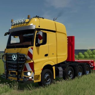 MERCEDES Benz AROCS SLT v1.0 FS22 Mod | Farming Simulator 22 Mod