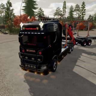 Scania Timber truck + trailer V1.0 FS22 - Farming Simulator 22 Mod ...