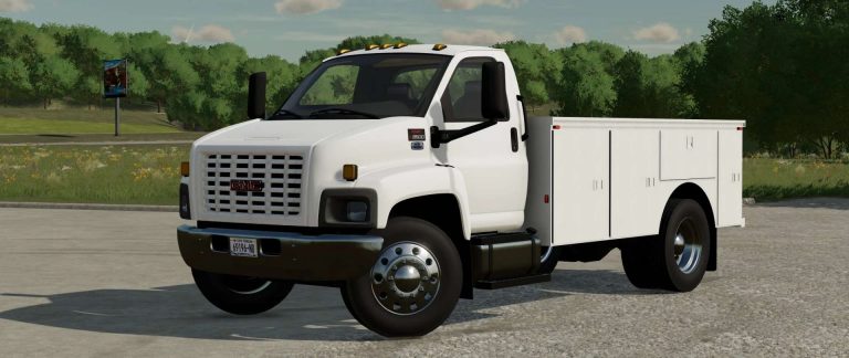 2009 GMC Topkick C8500 Service Truck V1.0 FS22 Mod | Farming Simulator ...