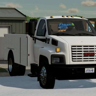 2009 GMC Topkick C8500 Service Truck V1.0 FS22 Mod | Farming Simulator ...