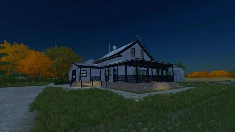 American Farmhouse v1.0 FS22 Mod | Farming Simulator 22 Mod