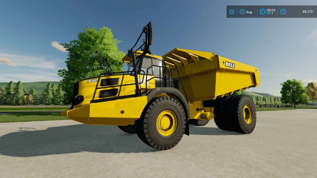 Bell Dump truck v1.0 FS22 Mod | Farming Simulator 22 Mod