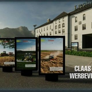 Claas Advertising Showcases 23 v1.0 FS22 Mod | Farming Simulator 22 Mod