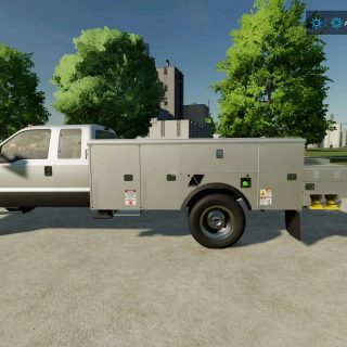 F350 Bucket truck v1.0 FS22 Mod | Farming Simulator 22 Mod