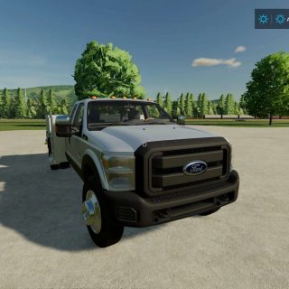 F350 Bucket truck v1.0 FS22 Mod | Farming Simulator 22 Mod