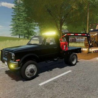 Flatbed Service Truck v1.2 FS22 Mod | Farming Simulator 22 Mod