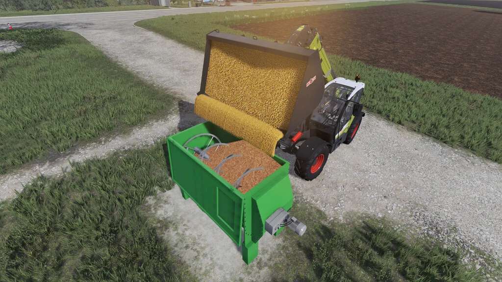 Horizontal Fodder Mixer v1.0 FS22 - Farming Simulator 22 Mod | FS22 mod