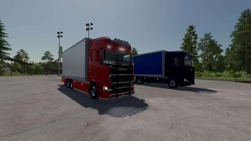 Scania with tail lift V2.0 FS22 - Farming Simulator 22 Mod | FS22 mod