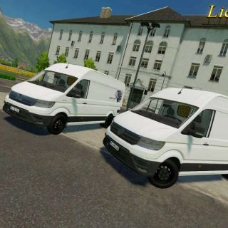 Volkswagen Crafter / MAN TGE v1.1.0.1 FS22 Mod | Farming Simulator 22 Mod