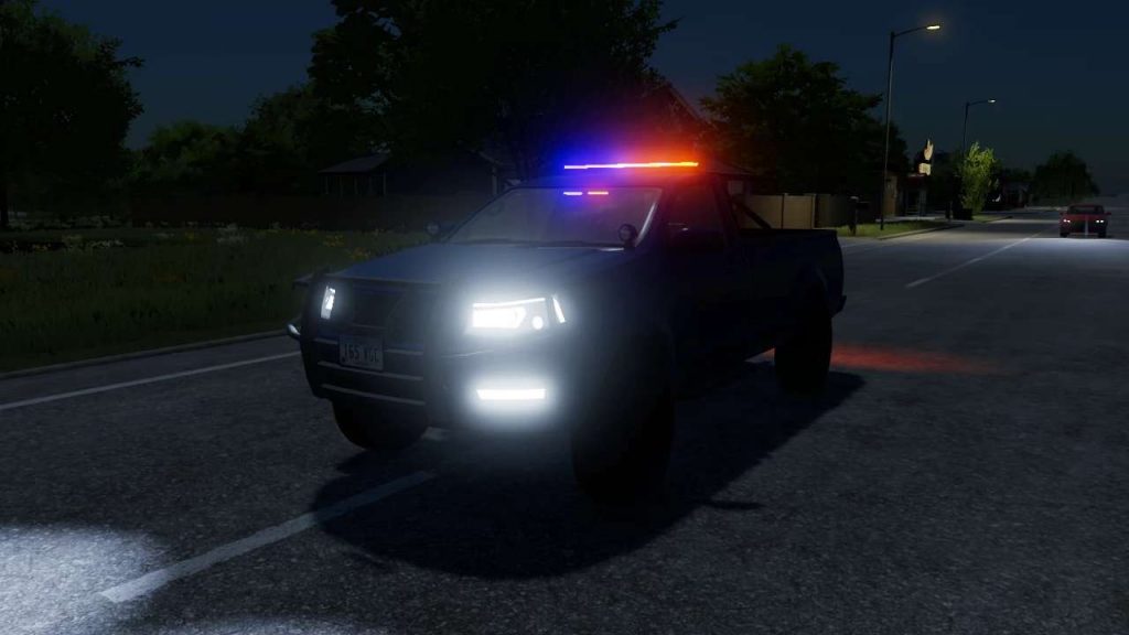 Police Fs 22 2017 Pickup Police v2.0 FS22 Mod | Farming Simulator 22 Mod