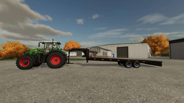 3 Point Gooseneck Receiver Hitch v1.0 FS22 Mod | Farming Simulator 22 Mod