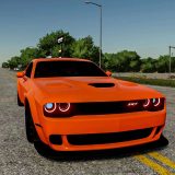 Dodge Challenger Hellcat v1.0 FS22 Mod | Farming Simulator 22 Mod