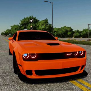 Dodge Challenger Hellcat v1.0 FS22 - Farming Simulator 22 Mod | FS22 mod