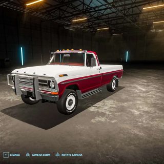 Ford F100 1972 V1.0 FS22 Mod | Farming Simulator 22 Mod