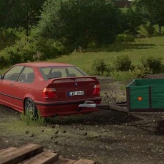 BMW E36 Compact v1.0 FS22 Mod | Farming Simulator 22 Mod