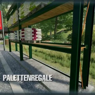 Pallet Racks v1.0 FS22 Mod | Farming Simulator 22 Mod