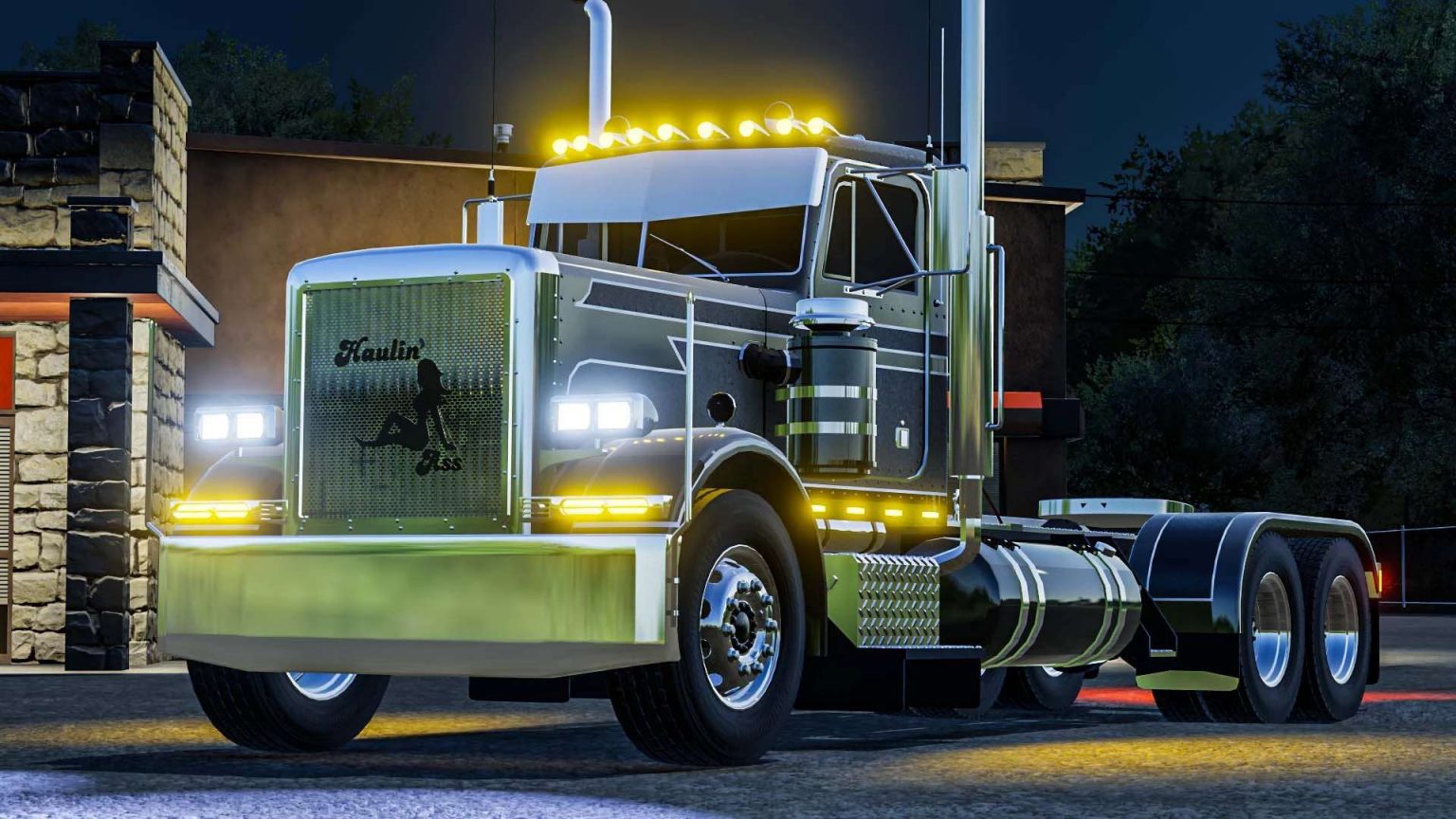 Peterbilt 379 пламя