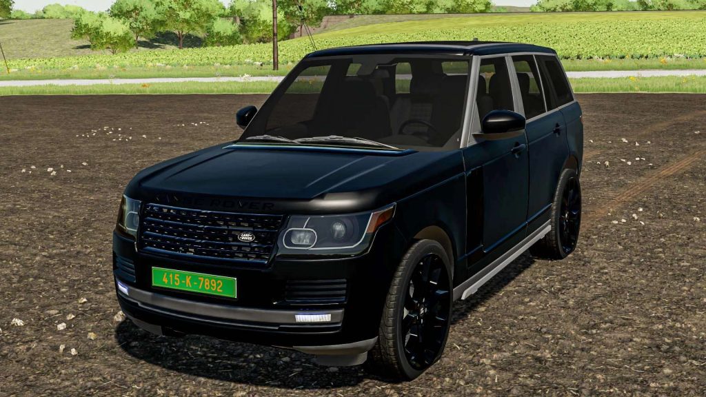 Range Rover Vogue 2014 Black Edition V10 Fs22 Farming Simulator 22 Mod Fs22 Mod 9446