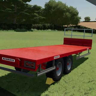 Redrock 24ft Bale Trailer v1.0 FS22 Mod | Farming Simulator 22 Mod