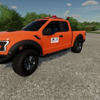 Ford Raptor F150 2017 Bauhof Mattis v1.0 FS22 - Farming Simulator 22 ...