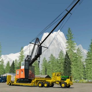 Off Highway Lowbed Trailer v1.0 FS22 Mod | Farming Simulator 22 Mod