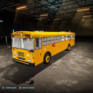 School Bus v1.0 FS22 - Farming Simulator 22 Mod | FS22 mod