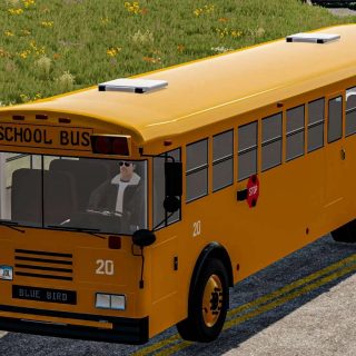 School Bus v1.0 FS22 Mod | Farming Simulator 22 Mod