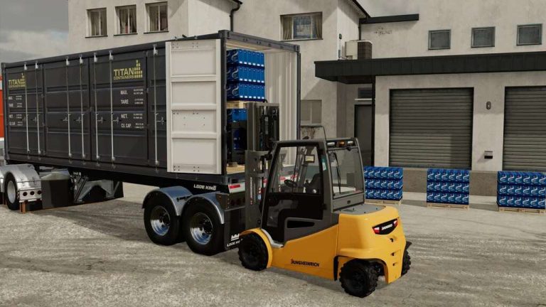 Titan Standard Containers v1.0 FS22 Mod | Farming Simulator 22 Mod