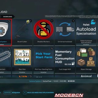 Fs22 Camera System Camera System ESPANOL V1.0 FS22 Mod | Farming Simulator 22 Mod