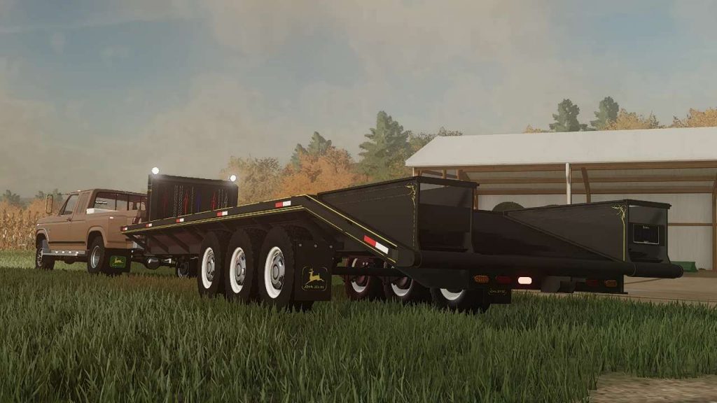 CM Trailers Gooseneck Trailer v1.0 FS22 Mod | Farming Simulator 22 Mod