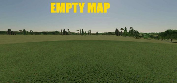 Empty Map Mods Farming Simulator 22 Mods   Empty Map For Build You Farm V1.0 Fs22 1 720x340 