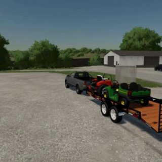 LawnCare Trailer v1.0 FS22 Mod | Farming Simulator 22 Mod