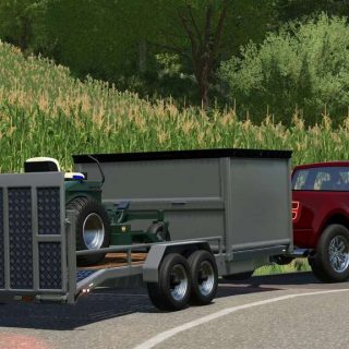 Lawncare Trailers Pack v1.0 FS22 Mod | Farming Simulator 22 Mod