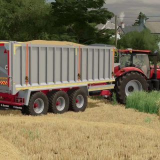 Aluminum 3 Axle Trailer v1.0 FS22 Mod | Farming Simulator 22 Mod